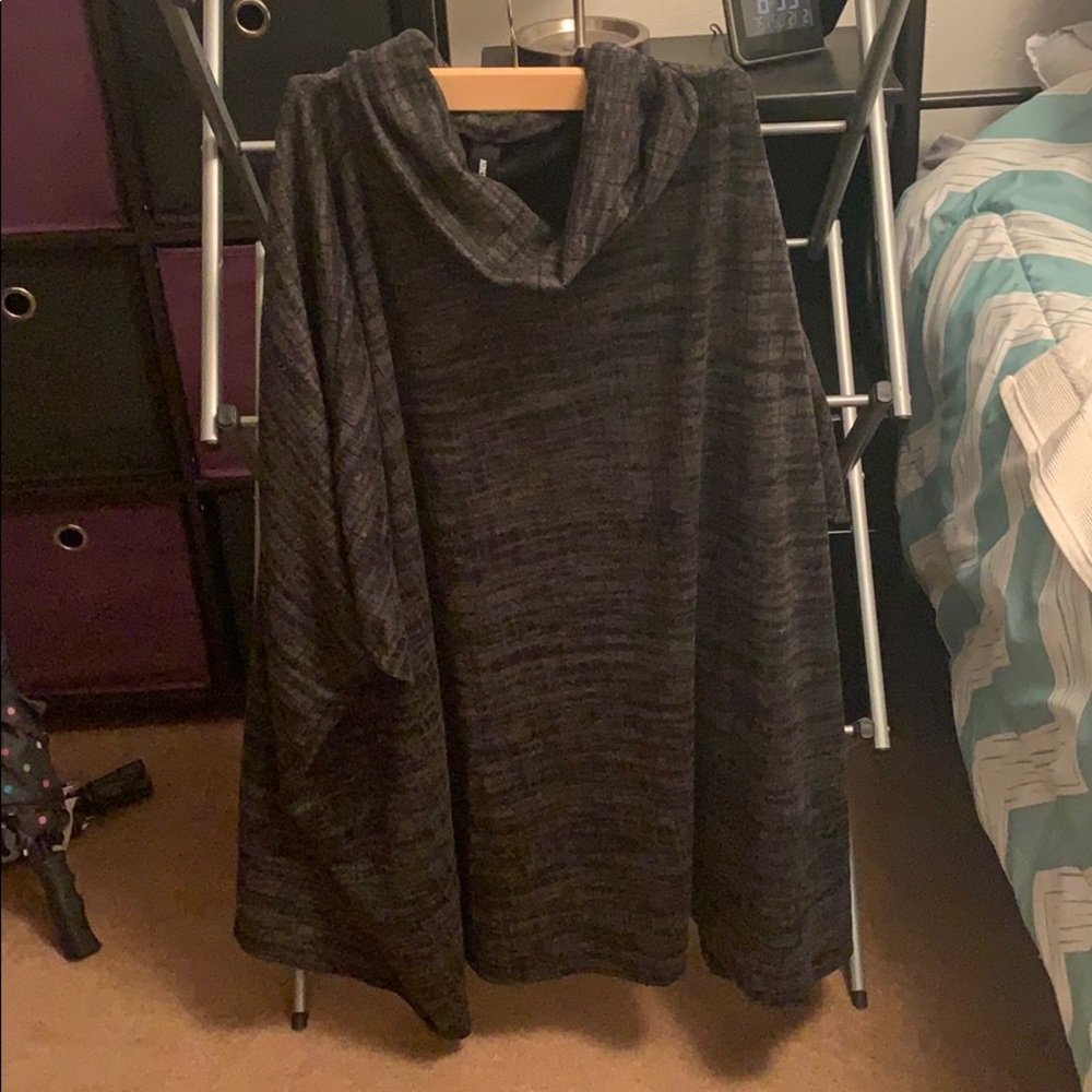 Agnes and Dora turtle neck poncho